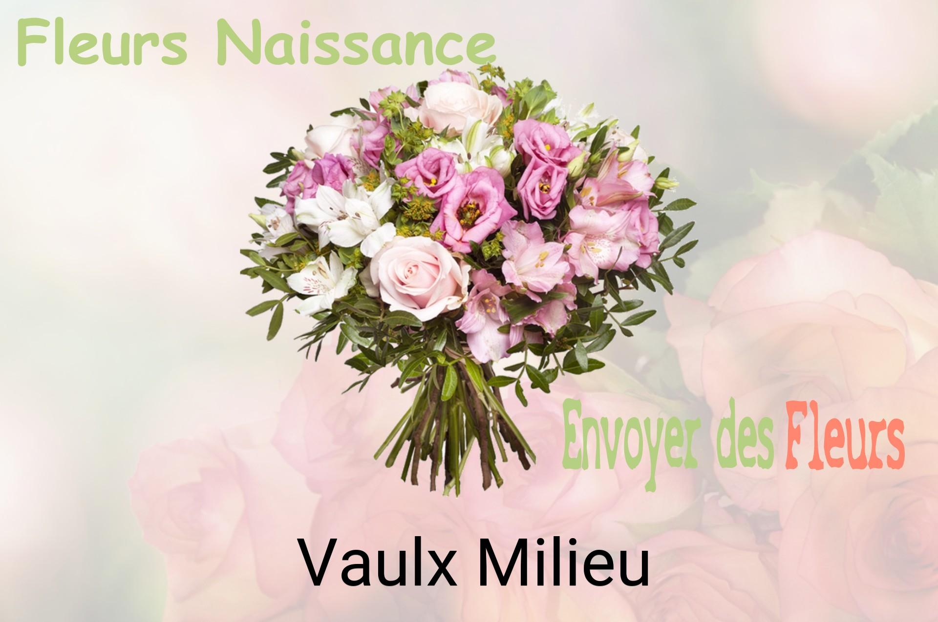 Bouquet de fleurs de naissance livré à Vaulx-Milieu
